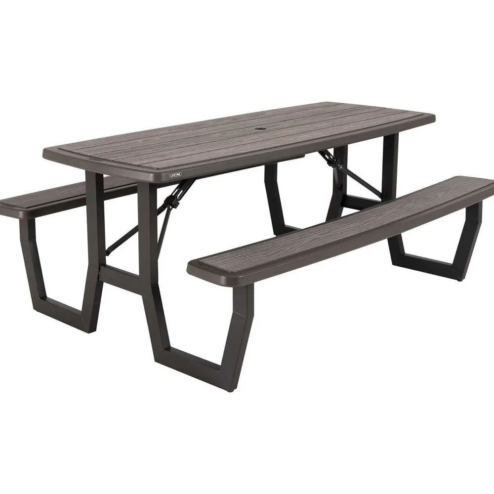 Rough-Cut Opklapbare Picknicktafel|Lifetime Sale