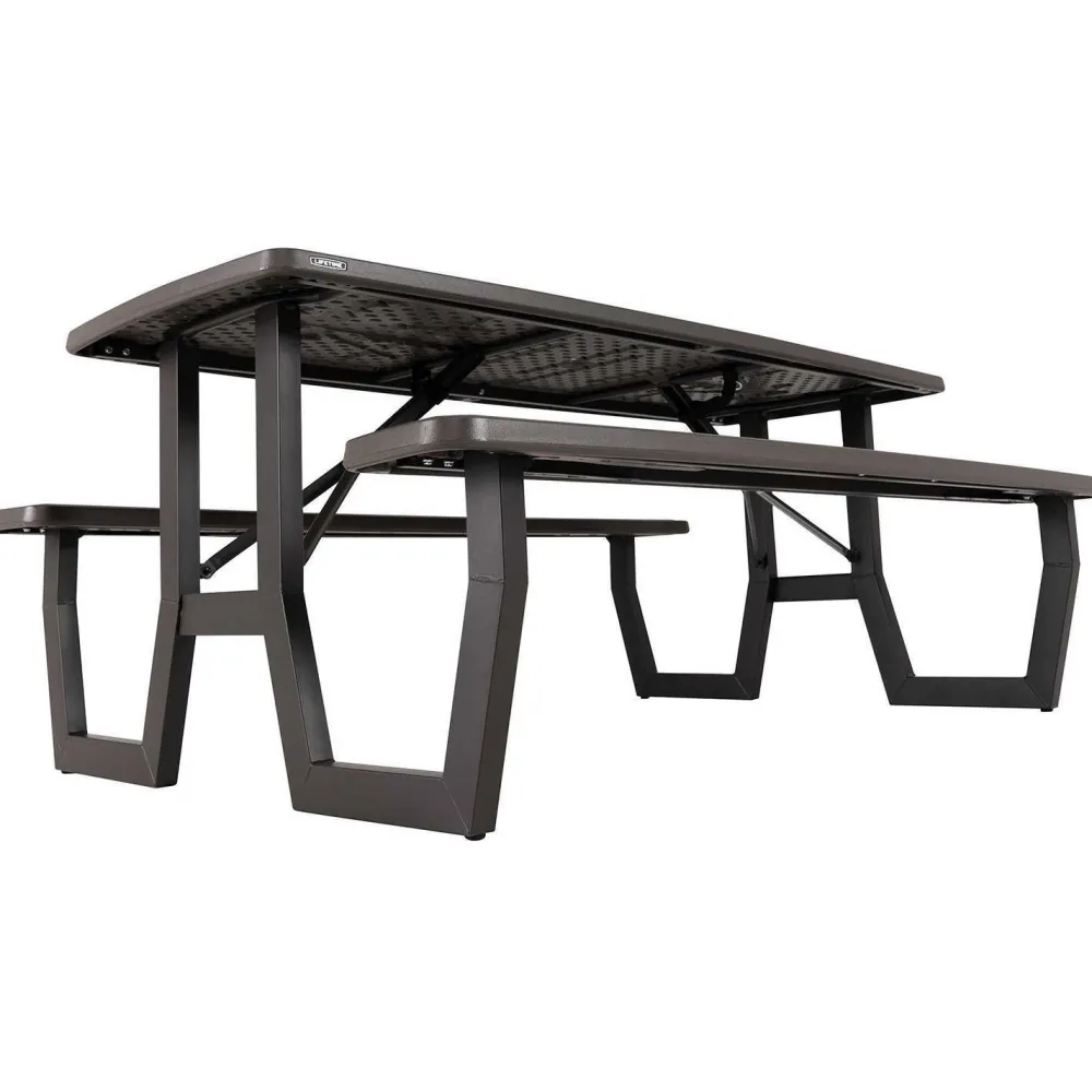 Rough-Cut Opklapbare Picknicktafel|Lifetime Sale