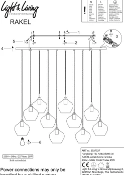 Sale Light & Living Hanglamp Rakel