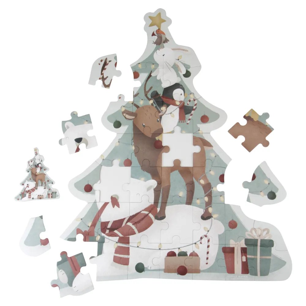 Xl Puzzle Kerst Fsc Legpuzzel 35 Stukjes|Little Dutch Sale
