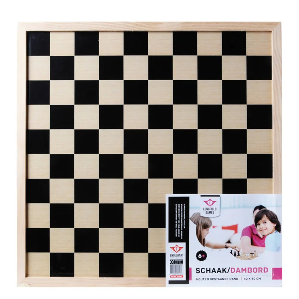 Dam En Schaak Bord Dam- En Schaakbord (40 Cm)|Longfield Outlet