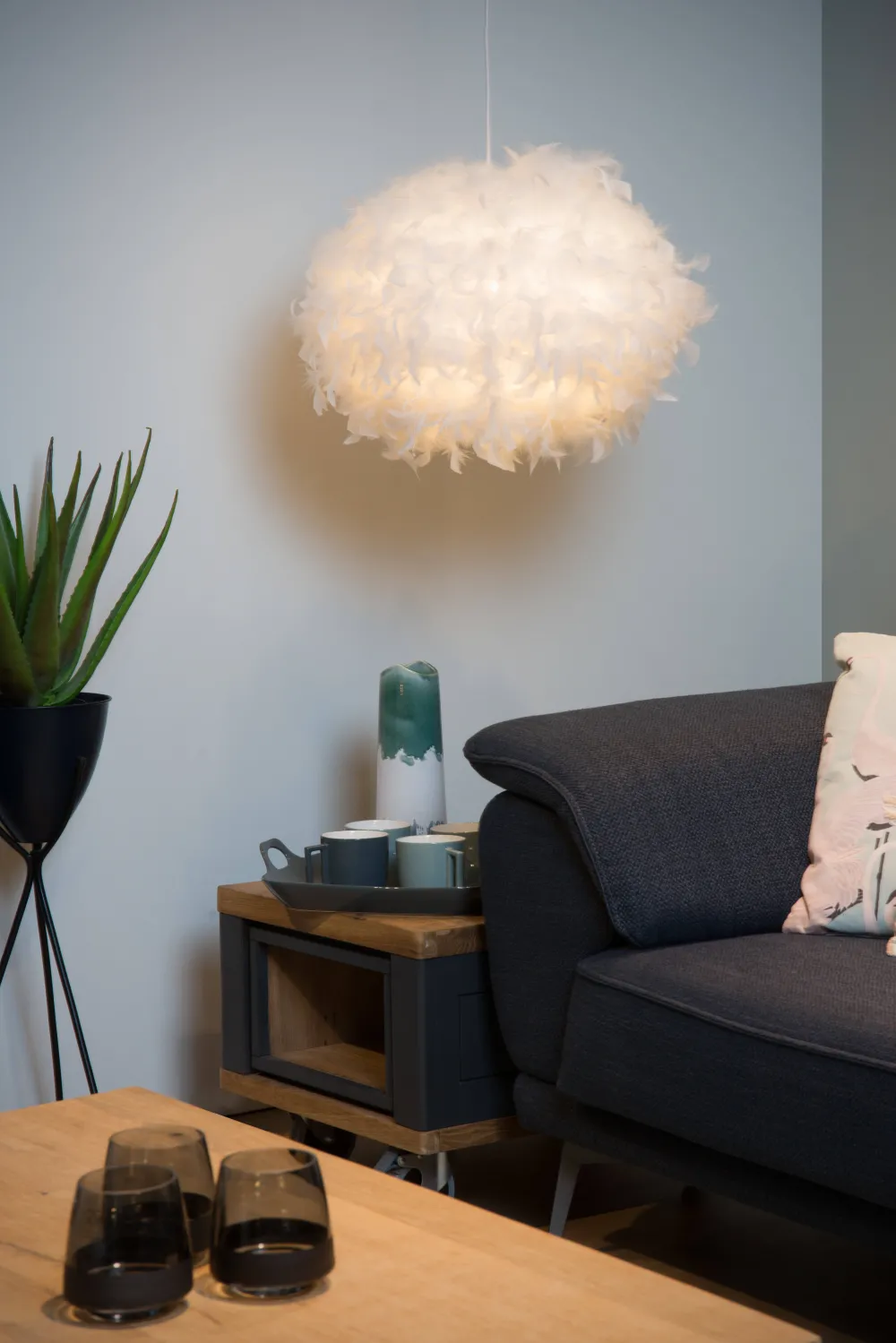 Fashion Lucide Hanglamp Goosy Soft