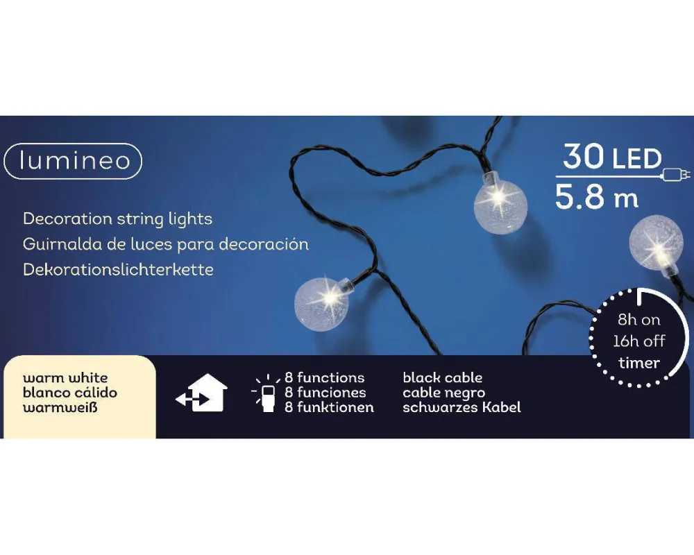 Hot Lumineo Kerst Partylights (30 Led)