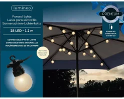 Led Parasol Partylight Buiten Met Stekker|Lumineo Hot