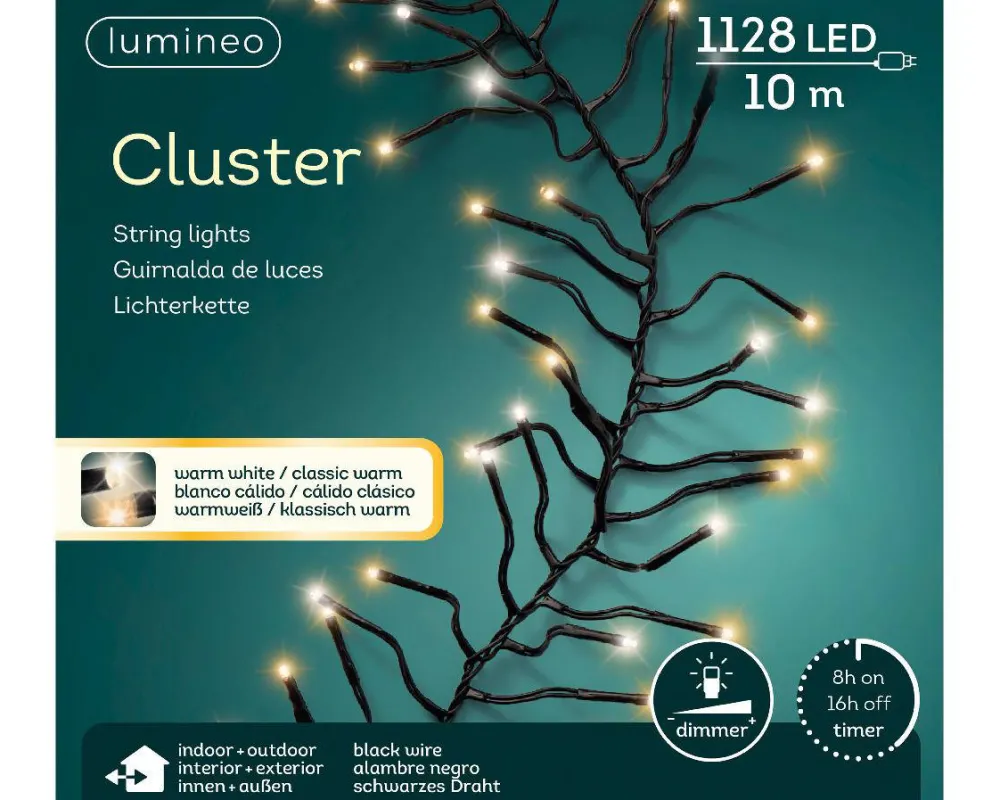 Store Lumineo Verlichtingssnoer Kerst Cluster (1128 Led)