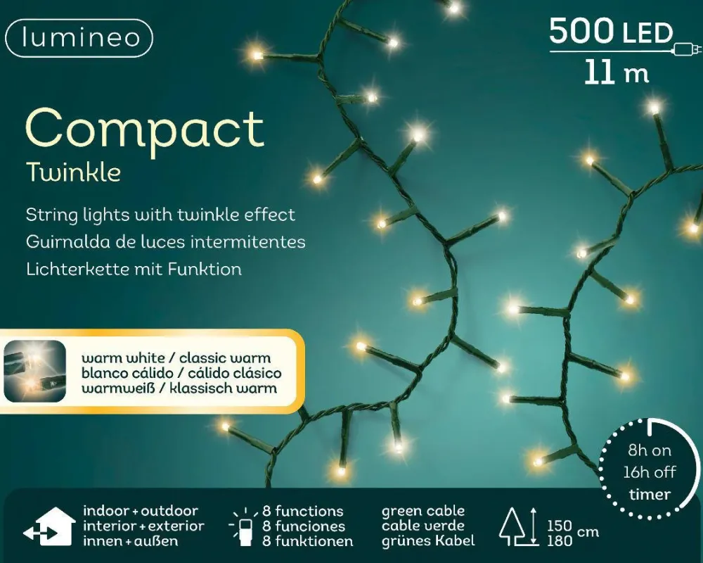 Best Sale Lumineo Verlichtingssnoer Met Twinkel (500 Led)