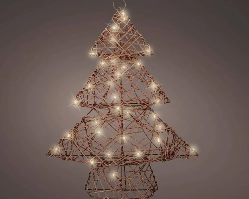 Best Lumineo Wicker Kerstboom (32 Led)