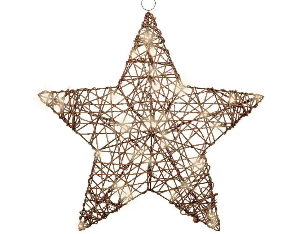 Store Lumineo Wicker Ster (32 Led)