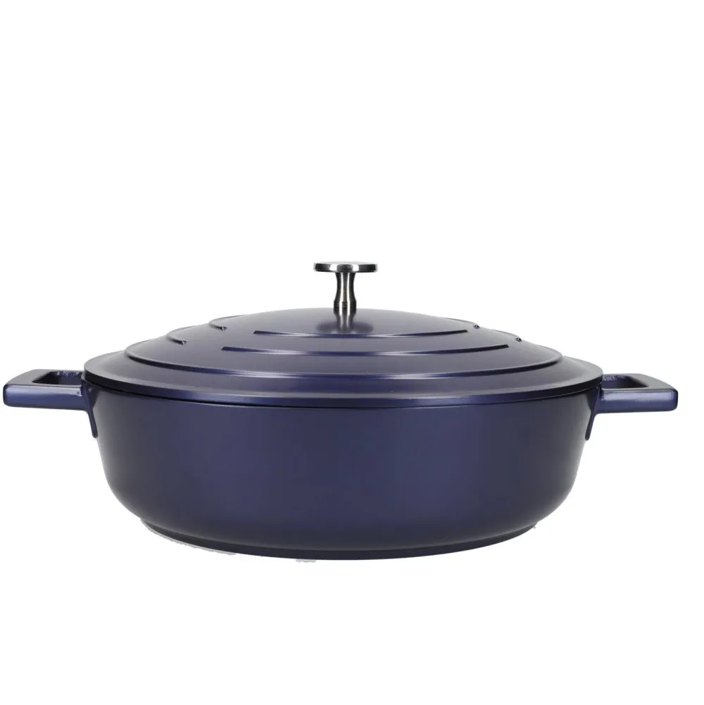 Discount MasterClass Gietaluminium Braadpan (O28 Cm) (4L) (Lichtgewicht)