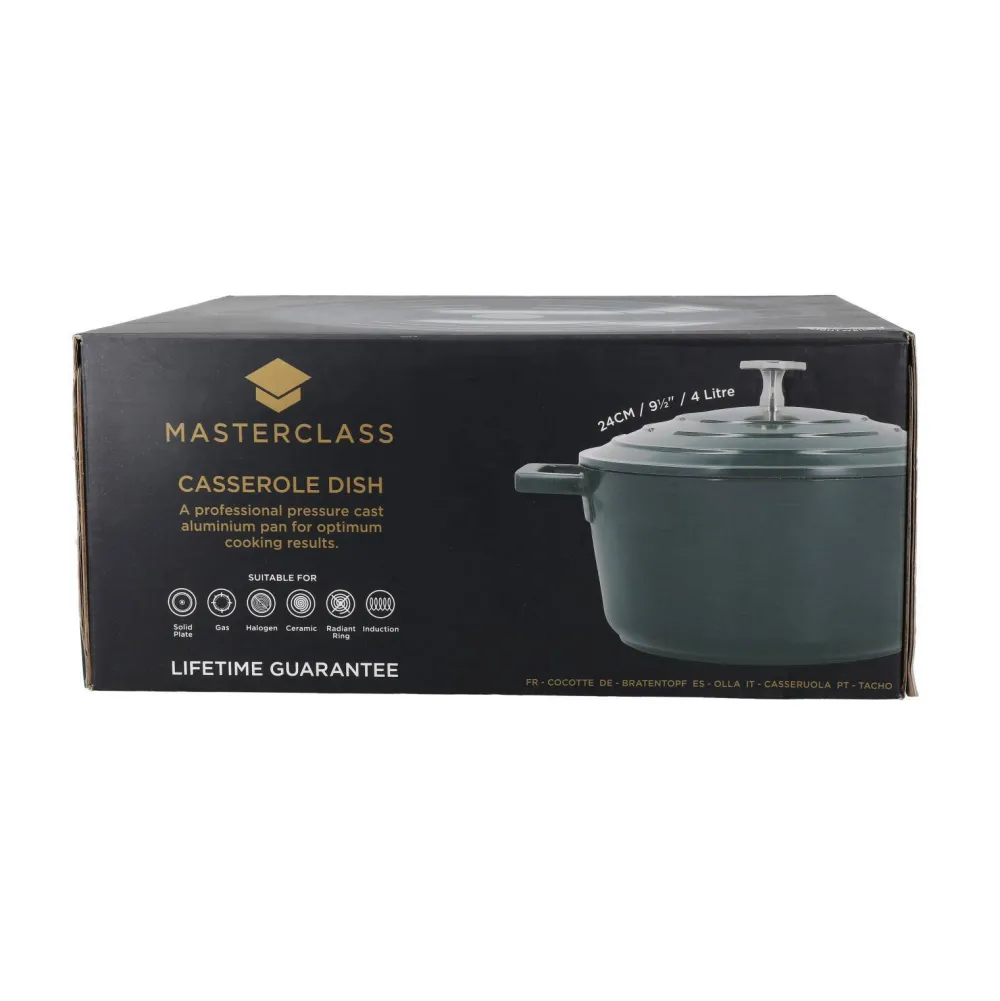 Cheap MasterClass Gietaluminium Braadpan (O24 Cm) (4L) (Lichtgewicht)