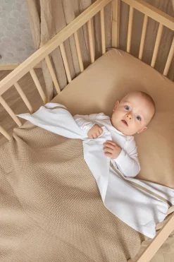 New Meyco Baby Ledikantlaken Bies 100X150Cm Sand