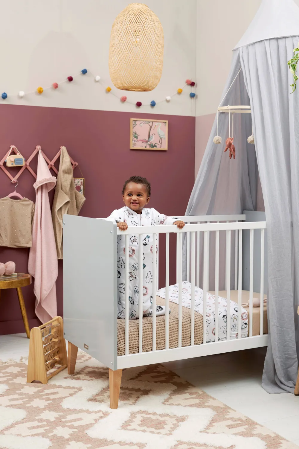 Discount Meyco Baby Wieglaken Animal/Uni - Set Van 2 75X100C M Wit/Multi