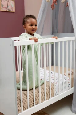 Discount Meyco Baby Wieglaken Animal/Uni - Set Van 2 75X100C M Wit/Multi