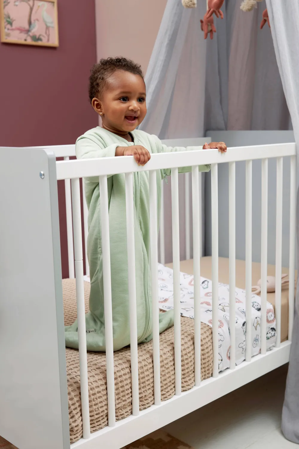 Discount Meyco Baby Wieglaken Animal/Uni - Set Van 2 75X100C M Wit/Multi