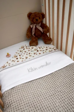 Best Sale Meyco Baby Wieglaken 'Klein Wonder' Greige