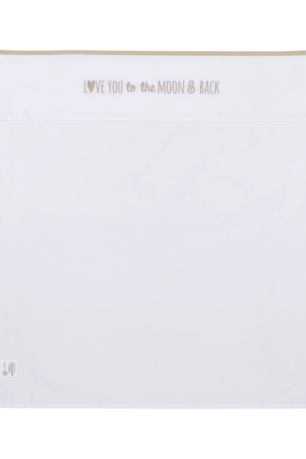 Flash Sale Meyco Baby Wieglaken 'Love You To The Moon & Back' Sand