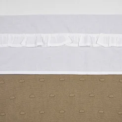 Cheap Meyco Baby Wieglaken Ruffle 75X100 White