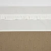 Best Sale Meyco Baby Wieglaken Ruffle 75X100 Offwhite