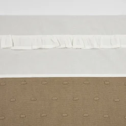 Best Sale Meyco Baby Wieglaken Ruffle 75X100 Offwhite