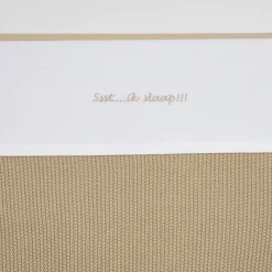 Cheap Meyco Baby Wieglaken Ssst...Ik Slaap!! 75X100 Sand