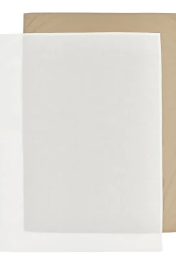 Best Sale Meyco Baby Wieglaken 75X100 Cm - Set Van 2 Uni Offwhite / Uni Taupe