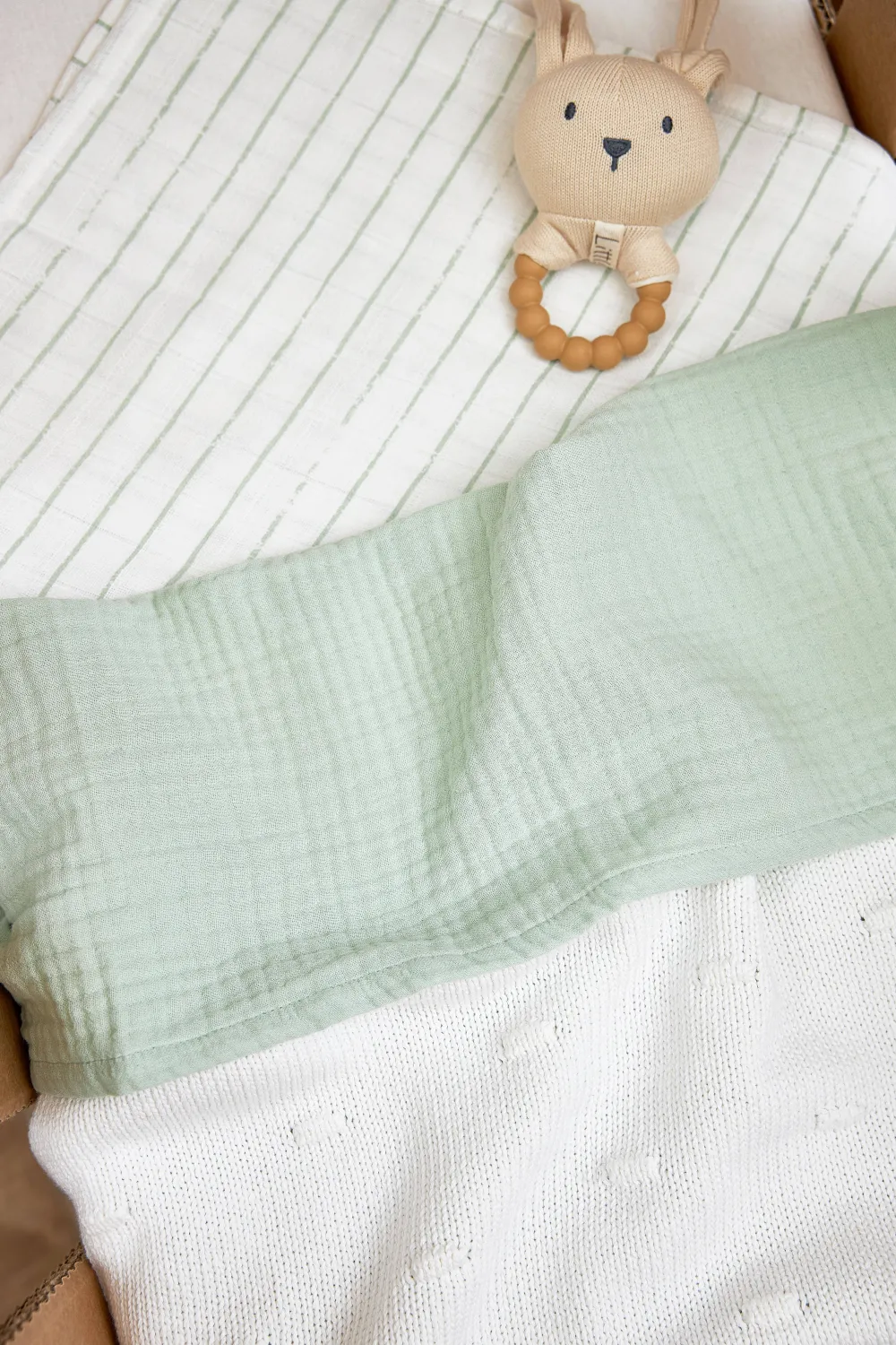 Hot Meyco Hydrofiele Baby Ledikantlaken 100X150Cm Soft Green