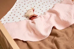 Hot Meyco Hydrofiele Baby Ledikantlaken 100X150Cm Soft Pink