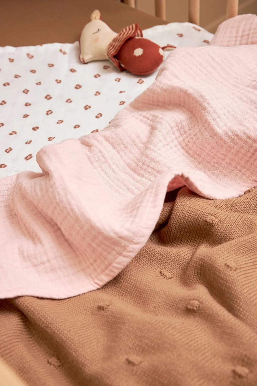 Sale Meyco Hydrofiele Baby Wieglaken 75X100 Cm Soft Pink