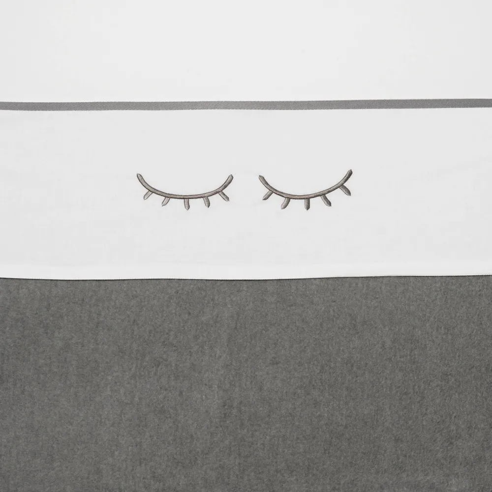 Outlet Meyco Sleepy Eyes Wieglaken 75X100 Cm Grijs