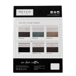 Outlet Meyco Sleepy Eyes Wieglaken 75X100 Cm Grijs