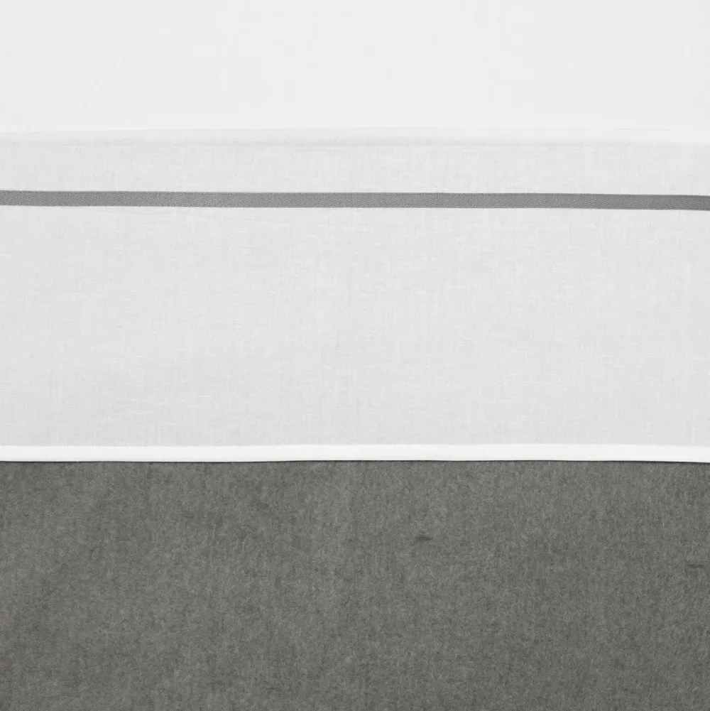 Store Meyco Wieglaken Met Bies 75X100 Cm Grijs