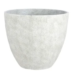 Bravo Bloempot Rond Lichtgrijs Slate - (H40Xo45 Cm)|Mica Decorations Hot