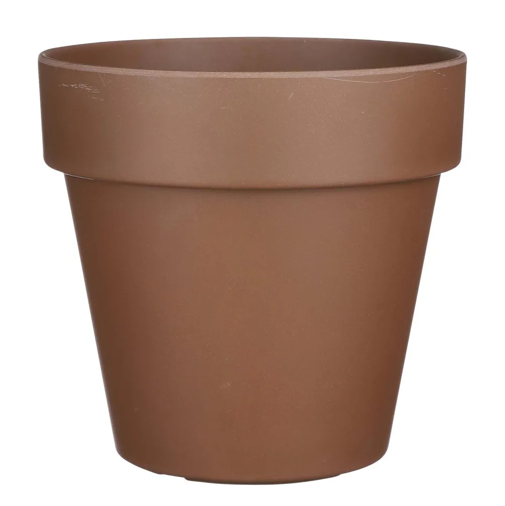 Orion Bloempot Rond Bruin - (H28,5Xo30 Cm)|Mica Decorations Cheap