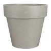 Orion Bloempot Rond Grijs - (H34Xo36 Cm)|Mica Decorations Online