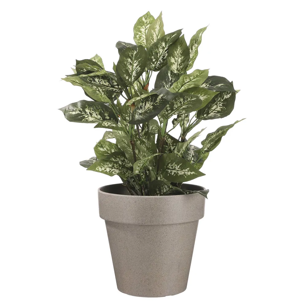 Orion Bloempot Rond Grijs - (H34Xo36 Cm)|Mica Decorations Online