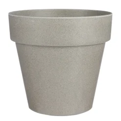 Orion Bloempot Rond Grijs - (H28,5Xo30 Cm)|Mica Decorations Best