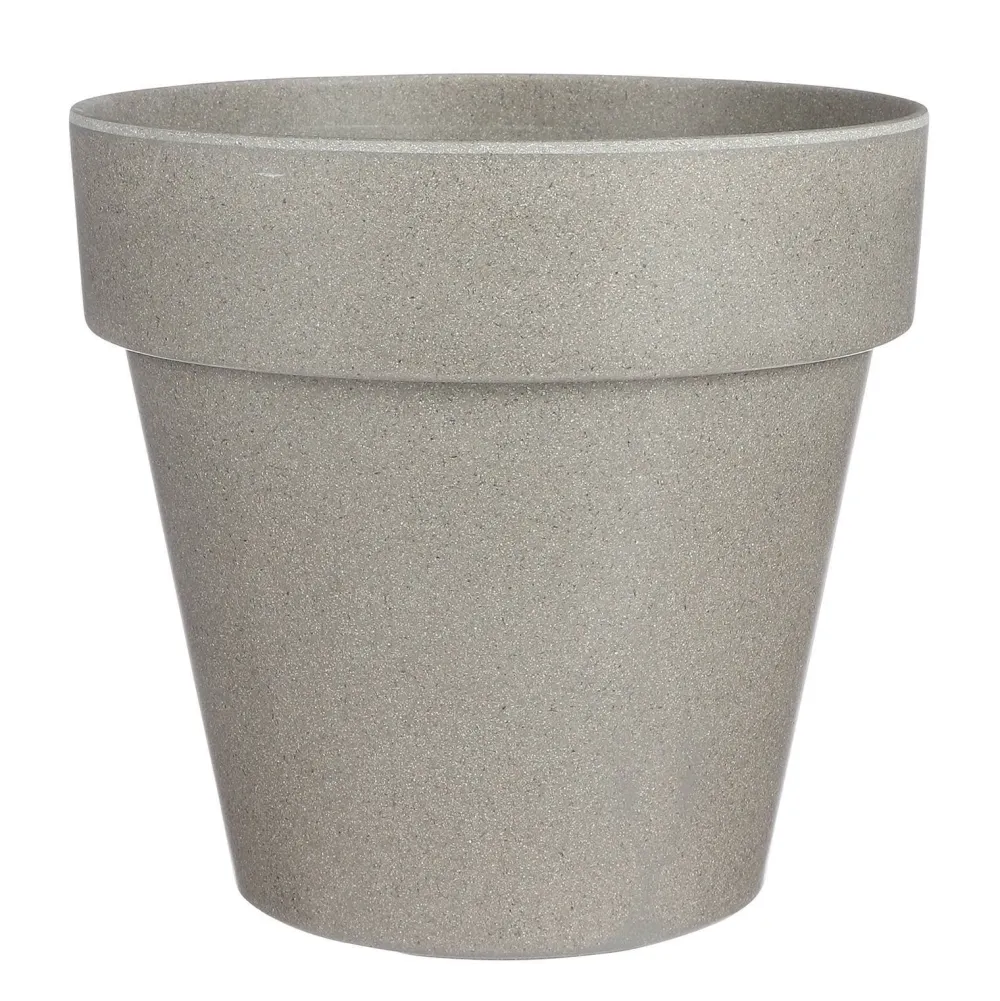 Orion Bloempot Rond Grijs - (H28,5Xo30 Cm)|Mica Decorations Best