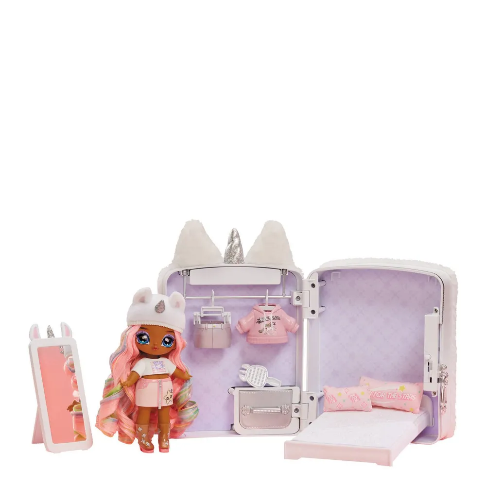 3-In-1 Speelset Met Rugzak, Slaapkamer En Whitney Sparkles Met Eenhoornthema|Na! Na! Na! Surprise Discount