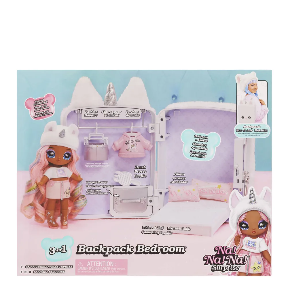 3-In-1 Speelset Met Rugzak, Slaapkamer En Whitney Sparkles Met Eenhoornthema|Na! Na! Na! Surprise Discount