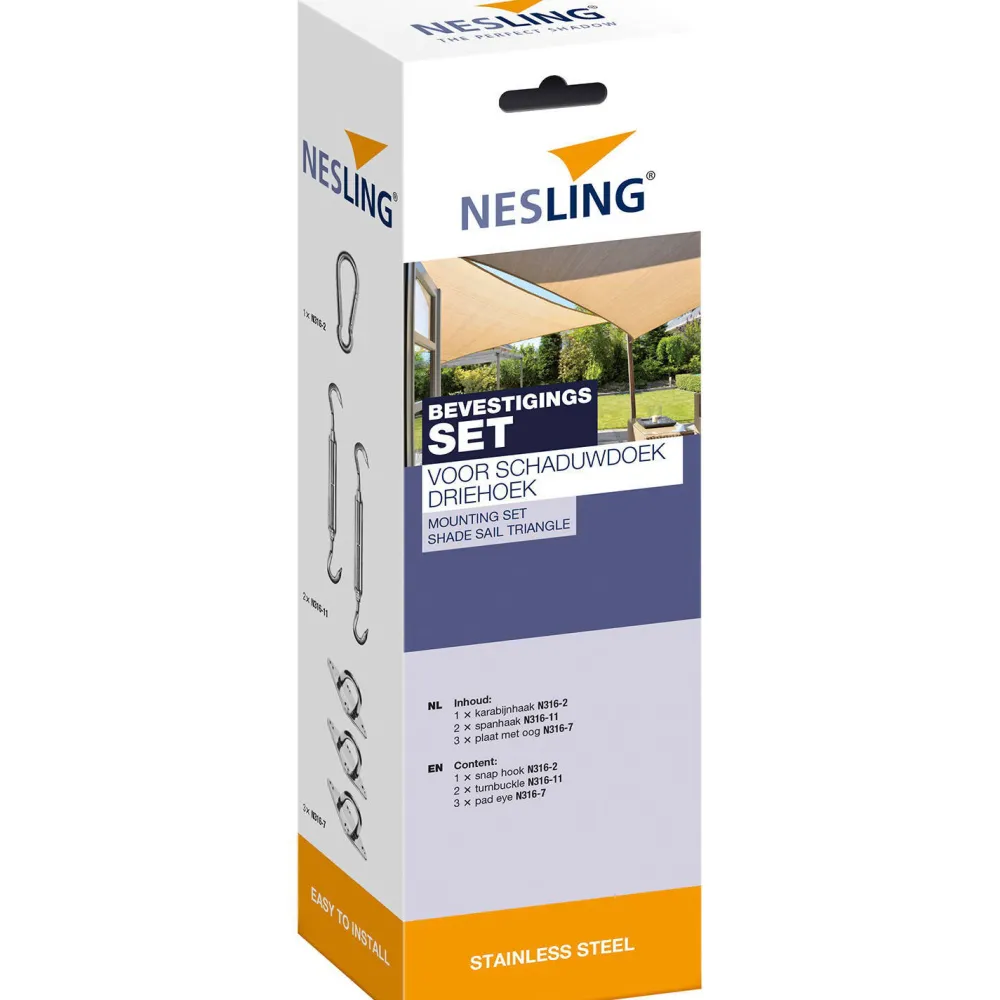 Complete Montage Set Voor Schaduwdoek Driehoek|Nesling Flash Sale