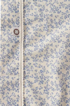 Outlet Noppies Botanical Poplin Wieglaken 80X100 Cm Colony Blue