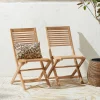 Teak Bistrostoel Bandung (Set Van 2)|NOUS Garden Cheap