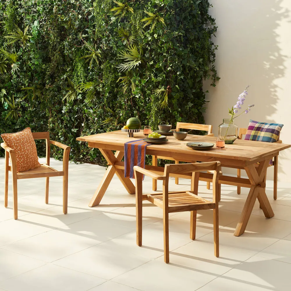 Teak Tuinstoel Bromo (Set Van 2)|NOUS Garden Clearance
