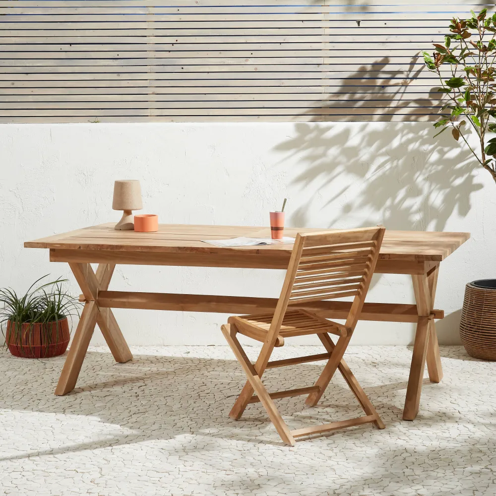 Teak Tuintafel Tautan (200X100 Cm)|NOUS Garden Sale