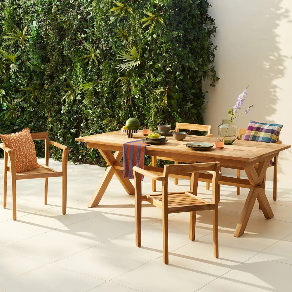 Teak Tuintafel Tautan (200X100 Cm)|NOUS Garden Sale