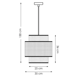 Outlet NOUS Living Hanglamp Damian (O35 Cm)
