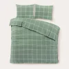 Outlet NOUS Living Katoenen Dekbedovertrek 2 Persoons Line Check (200X220 Cm)