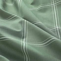Outlet NOUS Living Katoenen Dekbedovertrek 2 Persoons Line Check (200X220 Cm)