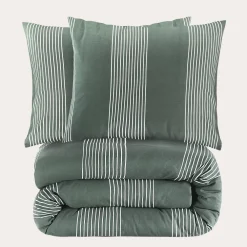 Discount NOUS Living Katoenen Dekbedovertrek Lits-Jumeaux Wide Stripe (240X220 Cm)