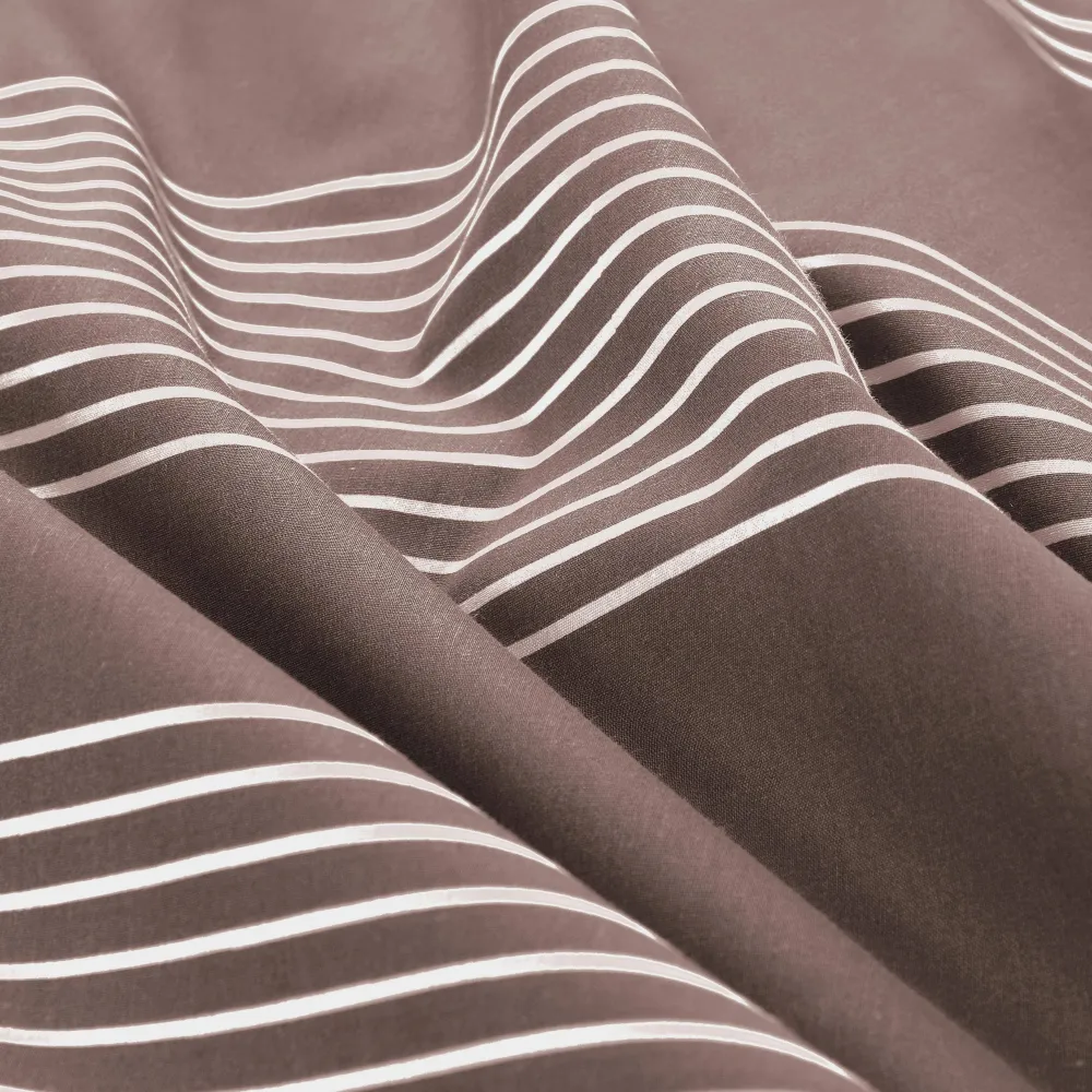 Shop NOUS Living Katoenen Dekbedovertrek Lits-Jumeaux Wide Stripe (240X220 Cm)